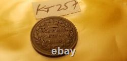 Great Britain 1884 Rare 1/3 Farthing One Third Farthing Coin Idkt16