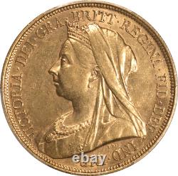 Great Britain 1893 Victoria Gold 5 Pounds PCGS AU RARE! ONE YEAR TYPE