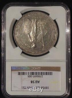 Great Britain 1895B Mint Mark Trade Dollar NGC AU58 Ultra Rare