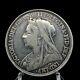 Great Britain 1897 Lx Silver Crown Coin Queen Victoria Km#783 (rare Lx)