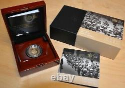 Great Britain 2014 WWI 100th Anniversary Gold Proof 2 Pounds withBox and COA RARE