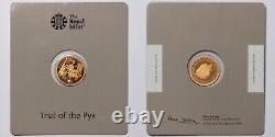 Great Britain 2018 Half Sovereign Gold Proof Coin Trial of the Pyx Issue Rare