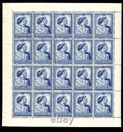 Great Britain #268 (SG #494) Very Fine Never Hinged Rare Full Sheet