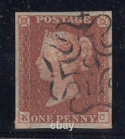 Great Britain #3 Used, RARE #9 Maltese Cross Cancellation