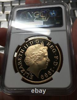 Great Britain £5 Gold 1999 NGC PF69UC Diana Rare in 69 grade