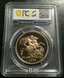 Great Britain 5 Pounds 1982 Gold PCGS PR70DCAM Top grade Very Rare
