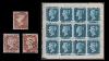 Great Britain A Very Rare Postal Notice Trial 2d Sheet U0026 1d Red Rare Cancellations
