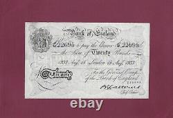 Great Britain Bank of England 20 Pounds 1933 P-330 EF RARE