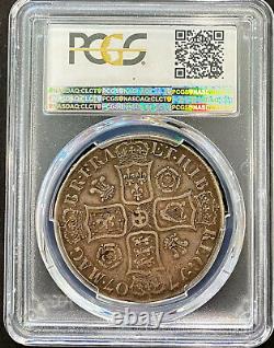Great Britain / England CROWN 1707 ROSES & PLUMES S-3578 PCGS Graded VF 35 Rare
