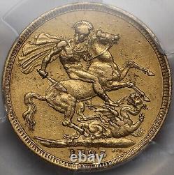 Great Britain George IV Sovereign 1823 PCGS AU Details RARE Date