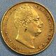 Great Britain Gold 1/2 Sovereign William Iiii 1834 Rare Bank Countermark, Au