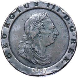 Great Britain King George III 1760-1820 Coin 2 pence 1797 RARE