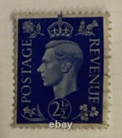 Great Britain King George Vl Rare Postage Stamp 2 1/2Penny