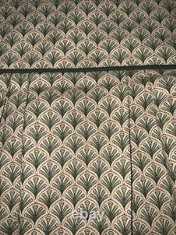 Great Britain Laura Ashley Pleated Valancegreenmust See, Rare 108wide