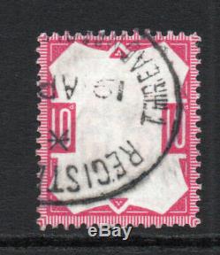 Great Britain Rare 10d stamp (Missing Frame & Head) c1902-10 Fine Used (199)