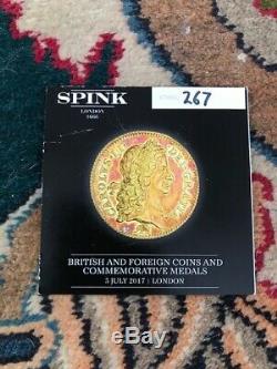 Great Britain Rare 1667 Charles II Guinea Ex Spink