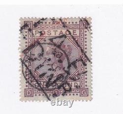 Great Britain Sct # 92 Vf-£1 Plate 1 On Bluish Paper Very Rare Cat Val $13,636