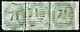 Great Britain Stamps # 28 Victoria Used Strip Of 3 Rare Scott Value $825.00