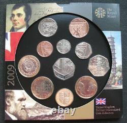 Great Britain UK 2009 Mint Set MS146 Including Kew Gardens 50 Pence Rare