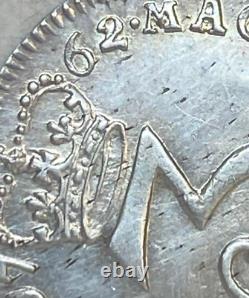 Great Britain Uk 1762/1 Threepence, Rare Overdate Error Only One Known