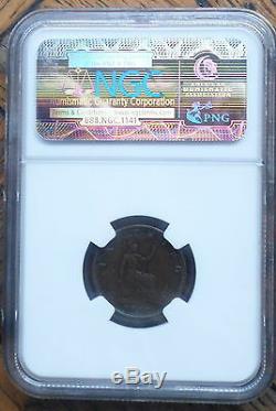 Great Britain Uk Coin Farthing 1860 Mule Rare Ngc Xf 40 Bn