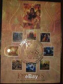 Isle Of Man Limited Edition Stamp Box LORD OF THE RINGS-RETURN OF THE KING RARE