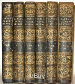 James's Naval History Of Great Britain! Extensive Fold-outs! 1837 Navy Rare! Gift