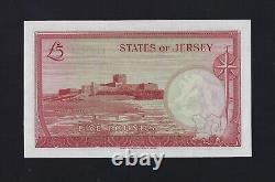 Jersey 5 Pounds 1963 1972 P-9 AU-UNC RARE UK Great Britain ENGLAND