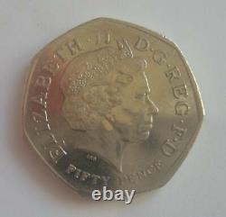 Kew Gardens 50p Coin, Genuine 2009 Circulated Rare