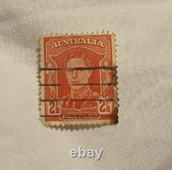 King George VI Stamp Rare2.5p stamp