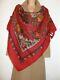 Laura Ashley Vintage 100% Wool Made In Great Britain Rare Wrap Scarf Shawl