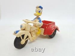 MARX DISNEY DONALD DUCK TRICYCLE TRIKE GREAT BRITAIN HARLEY 1950s vintage rare