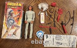 Marx UK Johnny West Indian Chief Cherokee Sunburst Box Great Britain Rare