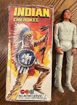 Marx UK Johnny West Indian Chief Cherokee Sunburst Box Great Britain Rare