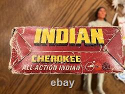 Marx UK Johnny West Indian Chief Cherokee Sunburst Box Great Britain Rare