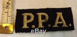 Military Rare P. P. A Popski's Private Army Special Forces Badge LRDG No. 1 (3087)