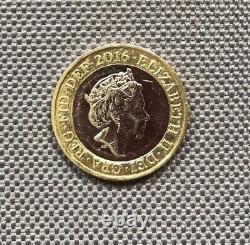 Misprinted Rare Two Pound Coin 2016 Roman Britannia Portrait