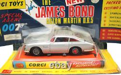NM CORGI Great Britain 270 JAMES BOND ASTON MARTIN D. B. 5 Orig Box Complete Rare