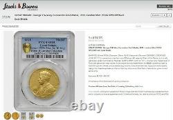 Ngc Ms63 Great Britain Solid Gold Coronation Medal George V-rare Priced To Sell