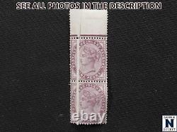 NobleSpirit Great Britain #89 Pair Mint =$498 CV VF Pre-Print Paperfold Rare