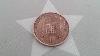 Old And Rare Penny Britain New Pence 1975 Mint Error