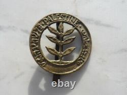 Palestine Israel Rare WWII Original Jewish Brigade Hat Badge Judaica