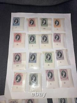 Queen Elizabeth Stamp Set (Coronations) VERY RARE
