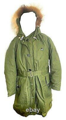 RAF 1950s Ventile Cold Weather Parka GREEN RARE British Army -39 to 42