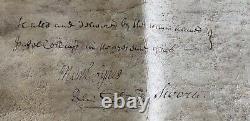 RARE 1759 Vellum UK Tripartite Indenture-Stamps Wax Seal-Great Britain England