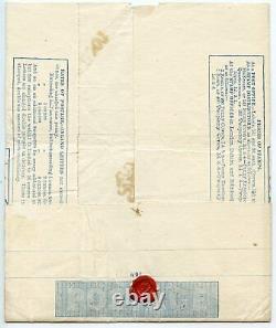 RARE 1840 2d Mulready wrapper from Lochalsh to Glasgow with red MC
