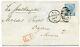 Rare 1876 Cover To Mexico With 1867 2/- Dull Blue Tied By London 98 Numeral