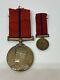 Rare 1902 King Edward Vii Coronation (police) Medal + Miniature Medal Named