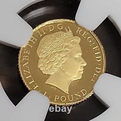 RARE 2013 Great Britain Gold 1£ One Pound Britannia NGC PF70 Ultra Cameo FYI