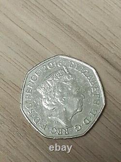 RARE BEATRIX POTTER Peter Rabbit 50p Coin (2016)